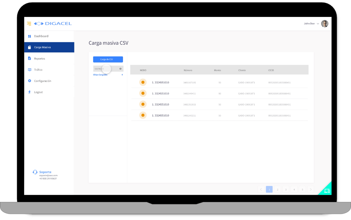 Web app — inventory